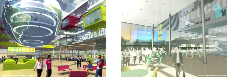 Artist's Impression of the New Campus Artist's Impression of the New Campus