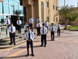 New cadets at the National Maritime Academy in Al Jubail, Saudi Arabia 