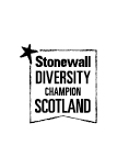 Stonewall Diversity Champion Scotland Logo.