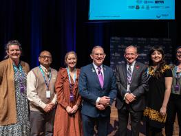Speakers at Just Transition seminar with City of Glasgow College and UCL Institute of Education 