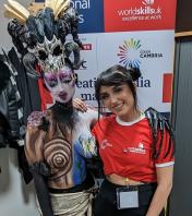 Creative Media Make up medal winning entry. 