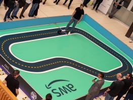 AWS Deepracer track on campus 