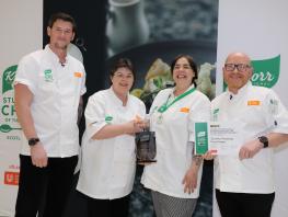 First place winners - Judges Adam Handling, Audrey Crone, Jacintha Henderson and Gary Maclean. 