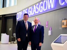 Jamie Hepburn MSP and College Principal Paul Little 