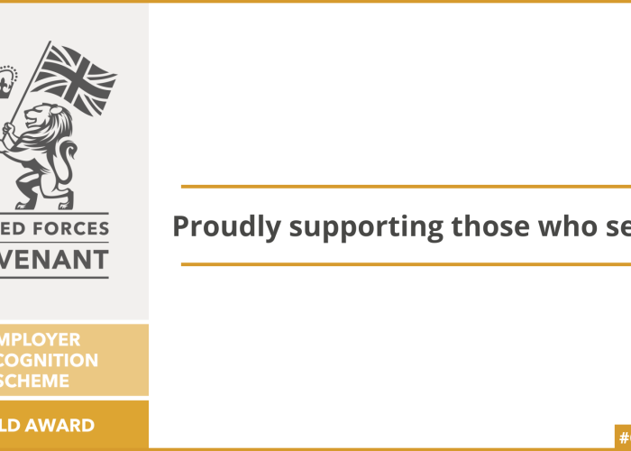 COLLEGE AWARDED PRESTIGIOUS GOLD DEFENCE EMPLOYER RECOGNITION AWARD