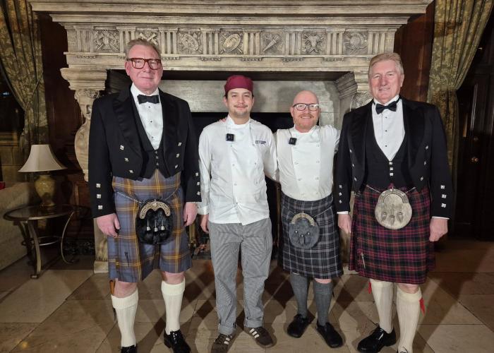 City Student Shines at Prestigious Burns Supper in New York City
