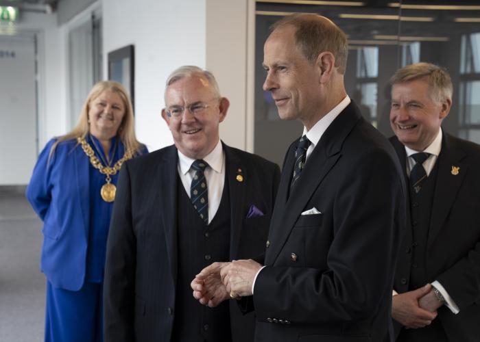 City of Glasgow College Welcomes HRH The Duke of Edinburgh
