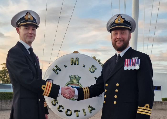 Kirk MacRae Appointed Commanding Officer of HMS SCOTIA
