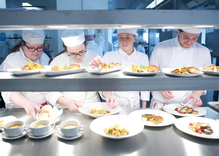 Employment opportunities for students at hospitality and culinary industry event