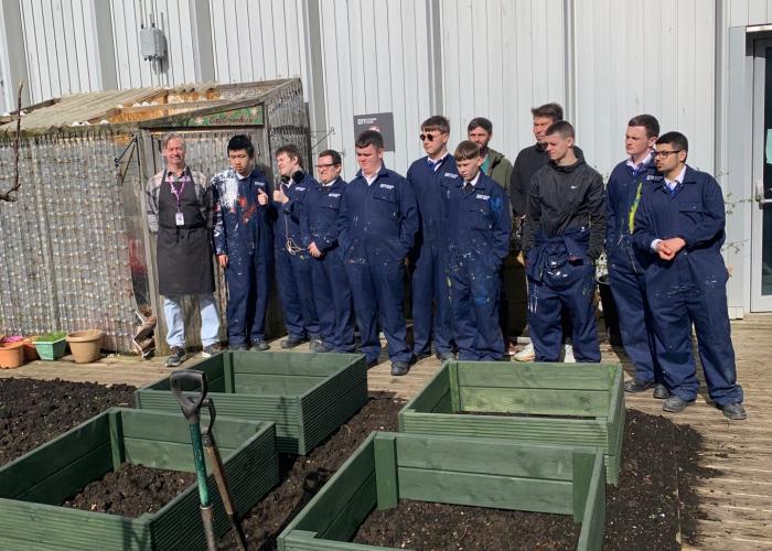 Supporting Young Talent: Abercorn High School Pupils Complete Community Garden Project