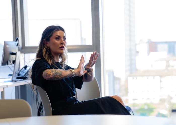 City students enjoy Jamie Genevieve Q&A