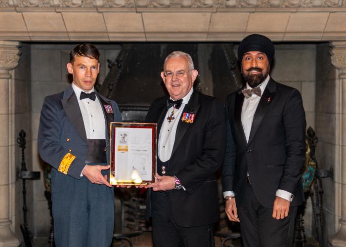 College Celebrates Ministry of Defence Employer Recognition Scheme Gold Award at Edinburgh Castle Ceremony