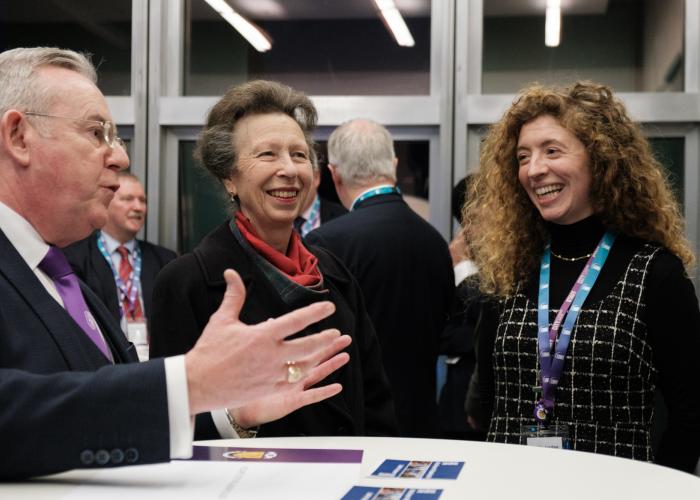 THE PRINCESS ROYAL VISITS CITY OF GLASGOW COLLEGE  FOR UK SHIPBUILDING SKILLS UPDATE