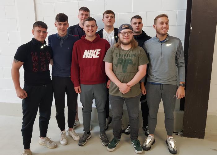 College apprentices cooking with gas