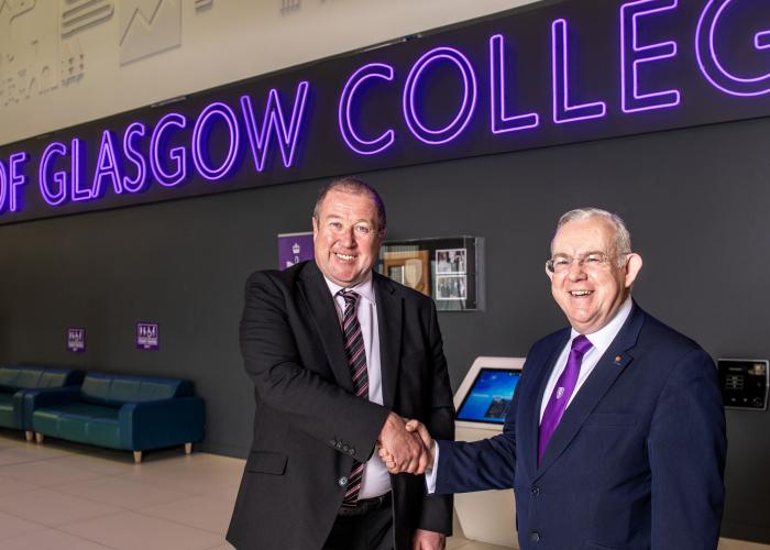 CITY OF GLASGOW COLLEGE WELCOME HIGHER & FURTHER EDUCATION MINISTER