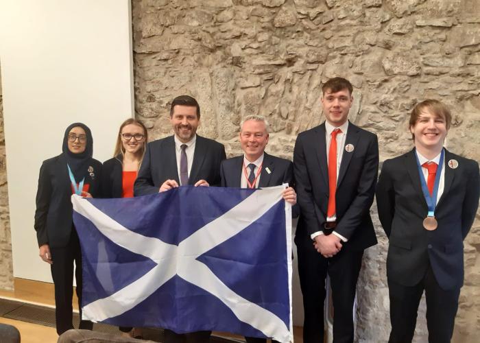 Skilled Scottish Stars Celebrated at Parliament following Global Success