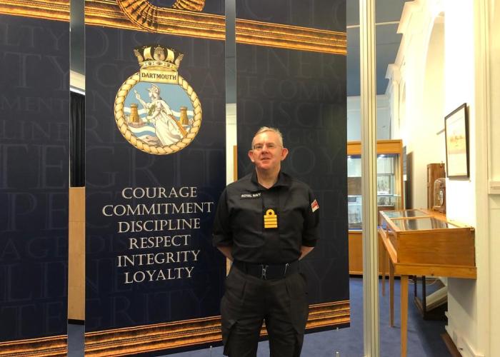College Principal made Honorary Captain in Royal Navy