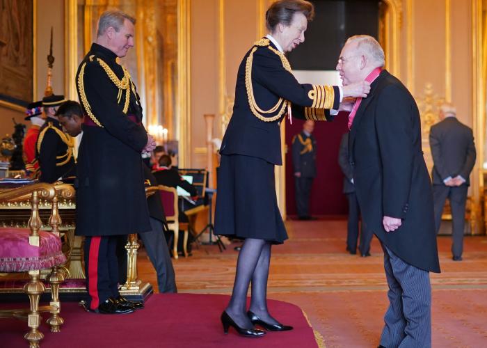 PRINCIPAL PAUL LITTLE RECEIVES CBE FOR OUTSTANDING SERVICES TO EDUCATION