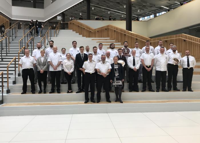 College students compete against Royal Navy in culinary competition