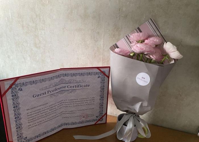 College Lecturers Honoured with International Academic Titles in China