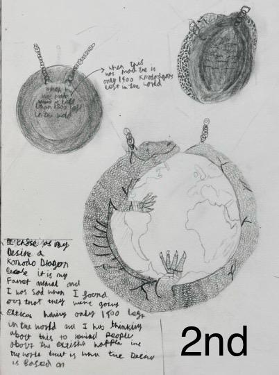 Joint Second Place:  Josca Sear Watkins, S3, Bertha Park High School