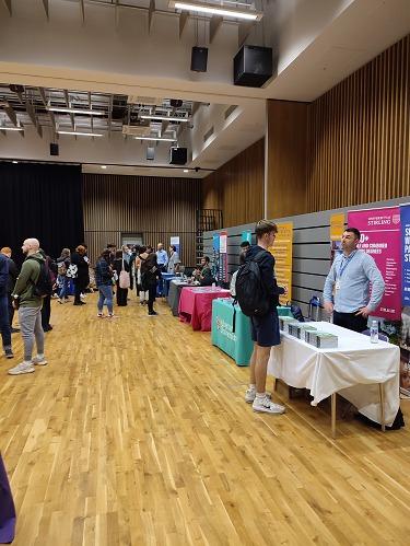 Students attending the University Info Day last year.