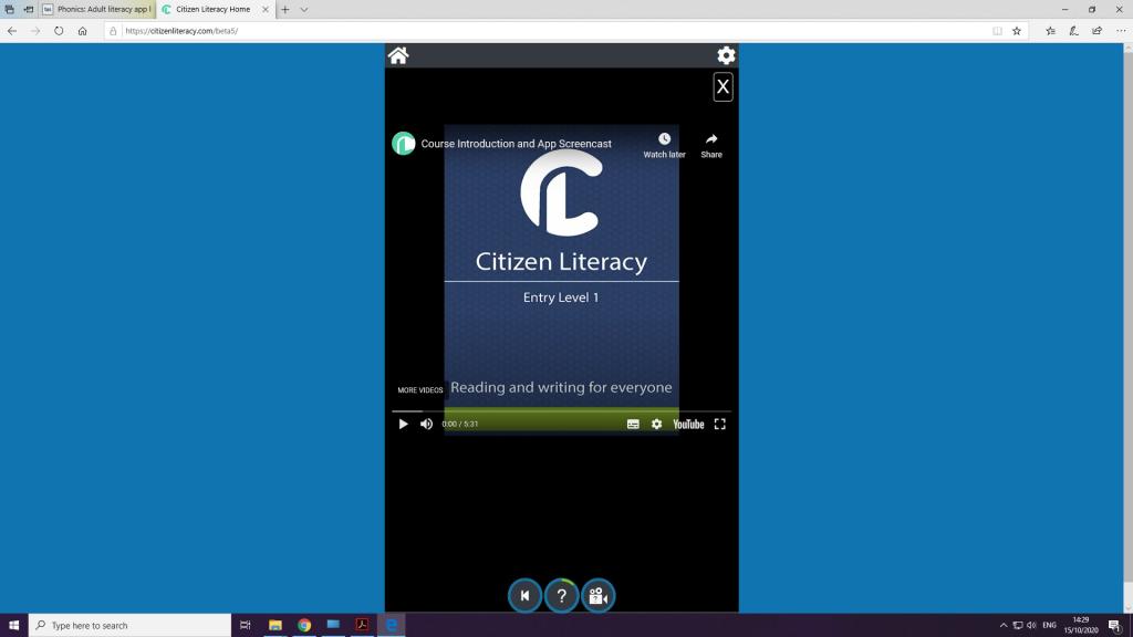 Citizen Literacy App_ help adults read and write