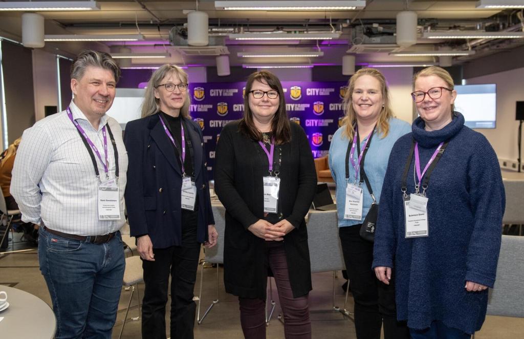 Delegates from FINN-NET at the Summit.