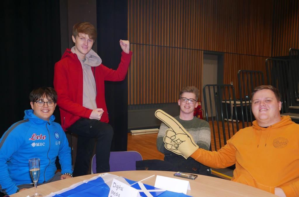Gold medal winning Digital Media Production team.