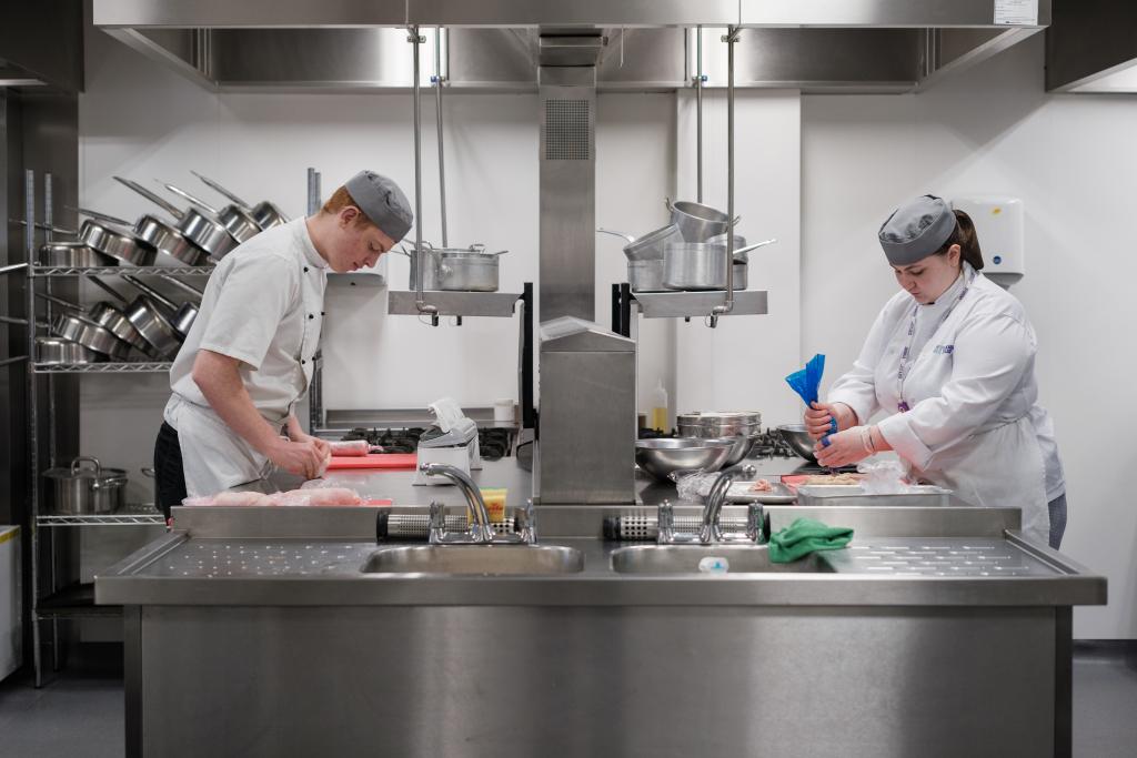 Professional kitchen at City Campus