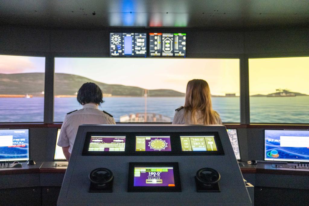 Ship simulator at Riverside Campus