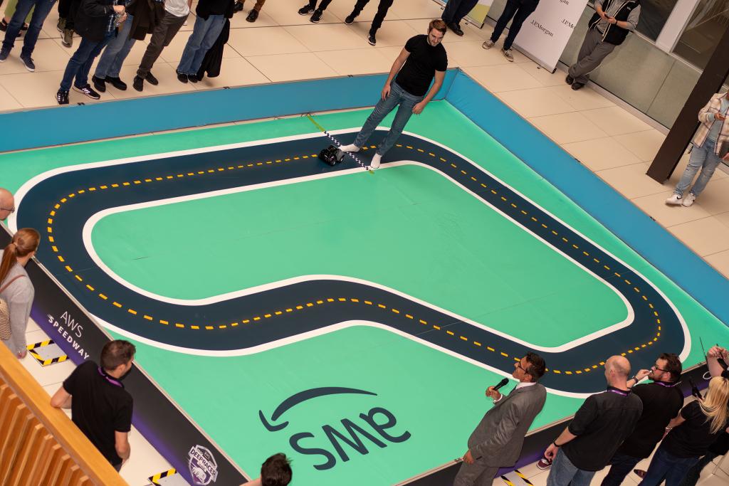 AWS Deepracer track on campus