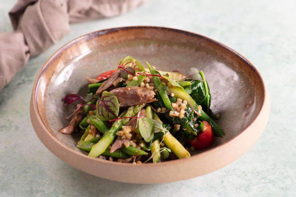 Duck and Buckwheat Salad