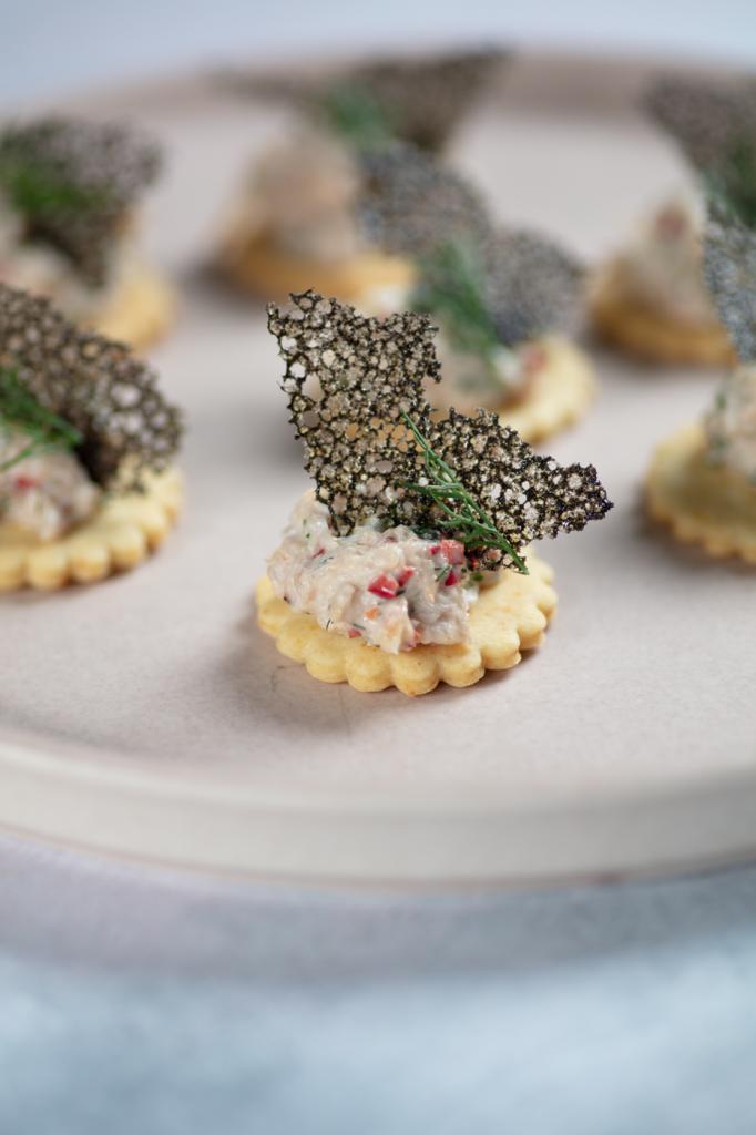 Orkney Water Biscuits and Crab