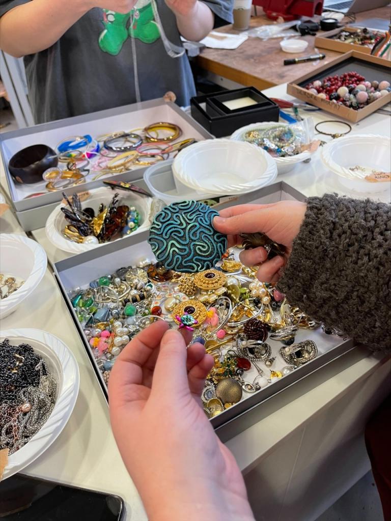 HND jewellery students receive items of jewellery donations for radical makeover