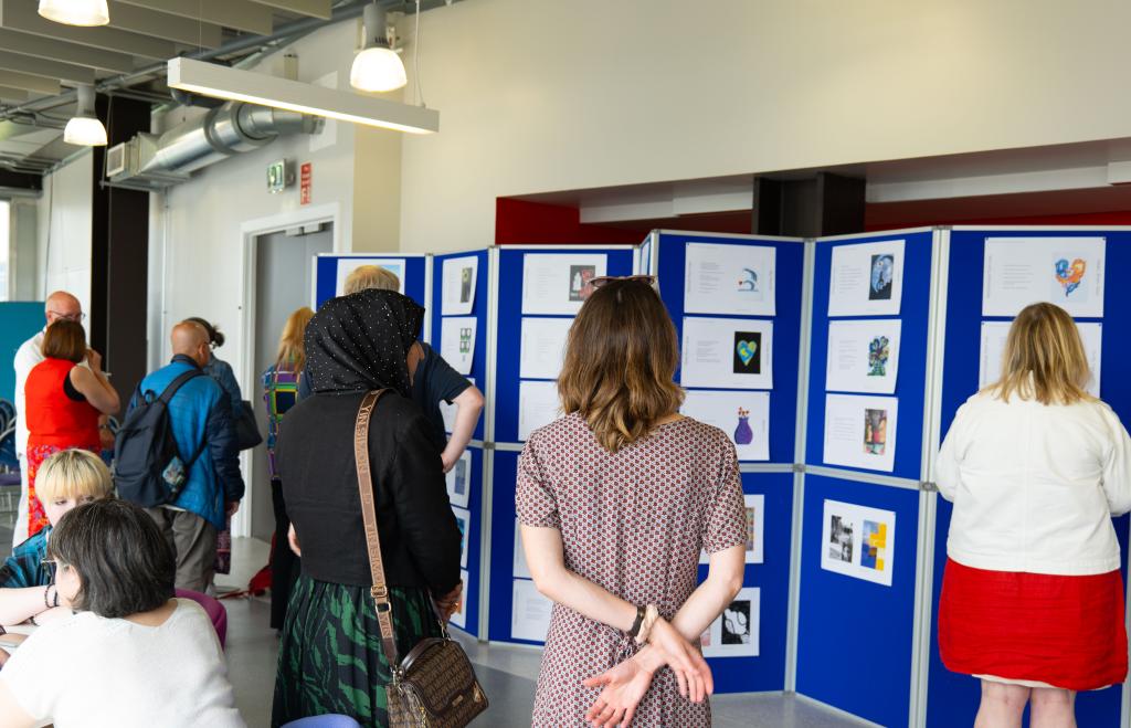 Students enjoyed the exhibition