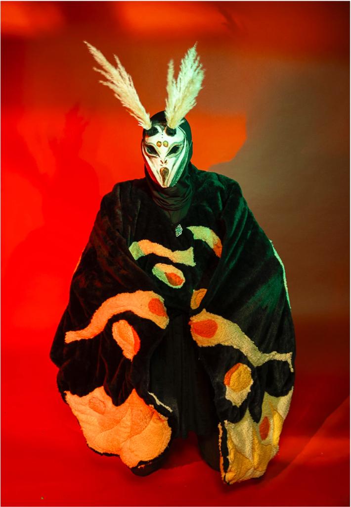2nd Prize – Luke Kerr, with a dramatic moth design