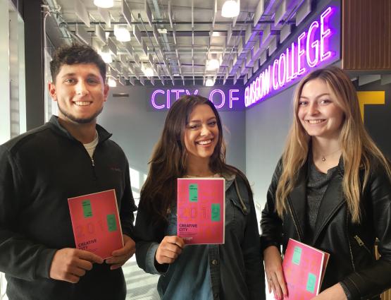 Media & Communications students launch Creative City 2019. Media & Communications students launch Creative City 2019.