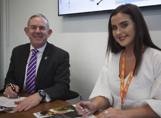 CoGC Student Partnership Agreement:Principal Paul Little, Student President Megan Cartwright CoGC Student Partnership Agreement:Principal Paul Little, Student President Megan Cartwright