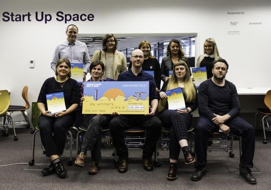John Mather Trust winners at CoGC Business Start Up Space