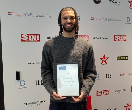 College student wins national Young Sportswriter of the Year award