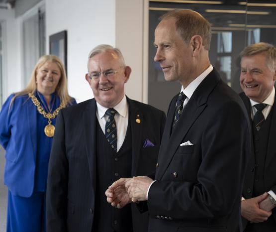 City of Glasgow College Welcomes HRH The Duke of Edinburgh