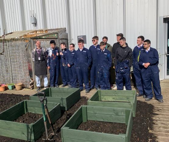 Supporting Young Talent: Abercorn High School Pupils Complete Community Garden Project