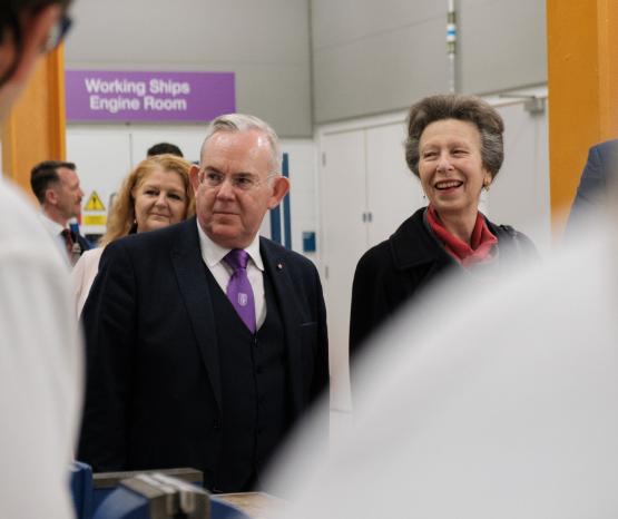  THE PRINCESS ROYAL APPOINTED INAUGURAL  CHANCELLOR AT CITY OF GLASGOW COLLEGE