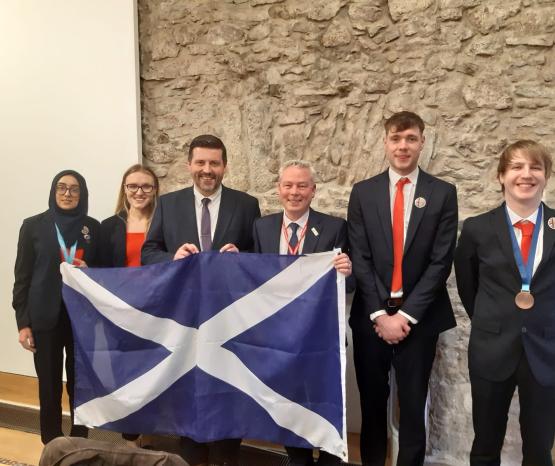 Skilled Scottish Stars Celebrated at Parliament following Global Success