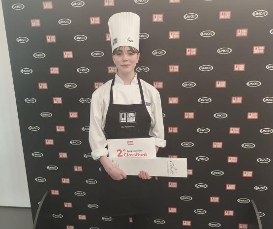 Student Secures Second Place in Culinary Final 