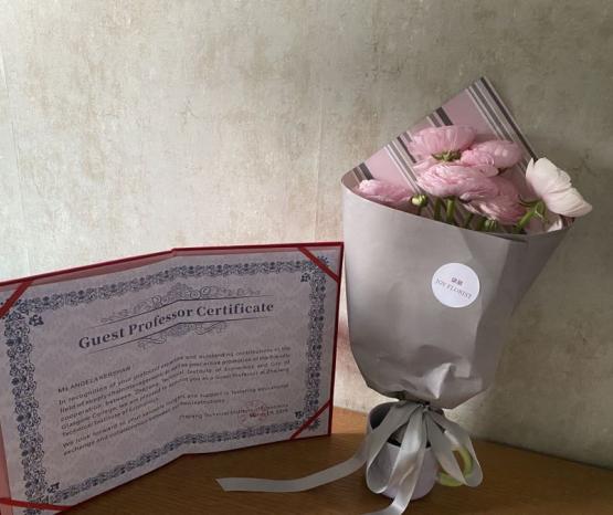 College Lecturers Honoured with International Academic Titles in China