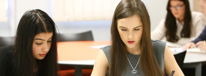 Accounting class at city of glasgow college