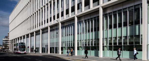 City Campus external view taken from Cathedral Street.