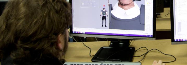 Student using software package Student using software package